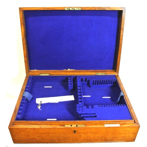 118 - Walnut vintage cutlery box