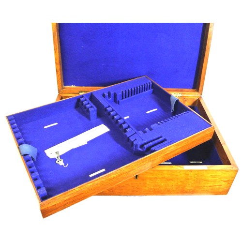 118 - Walnut vintage cutlery box