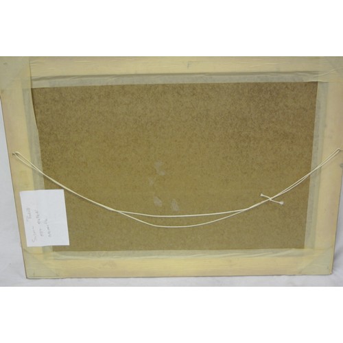 122 - Regency design oblong bevelled wall mirror with ornate foliate decoration 106 x76cm