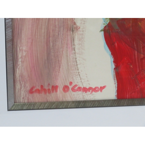 9 - Cahill O'Connor 'Scream' oil on board 60x50cm signed