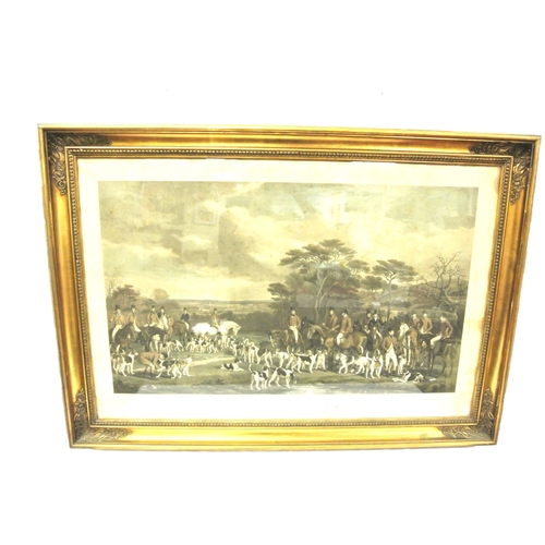 26 - Francis Grant 'Sir Richard Sutton and the Quorn Hounds' print 53x90cm