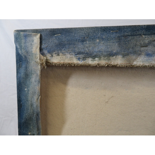 24 - Louisa Gonzales 'En La Solidad de mi Busqueda' oil on canvas, signed and titled verso, 140x92cm