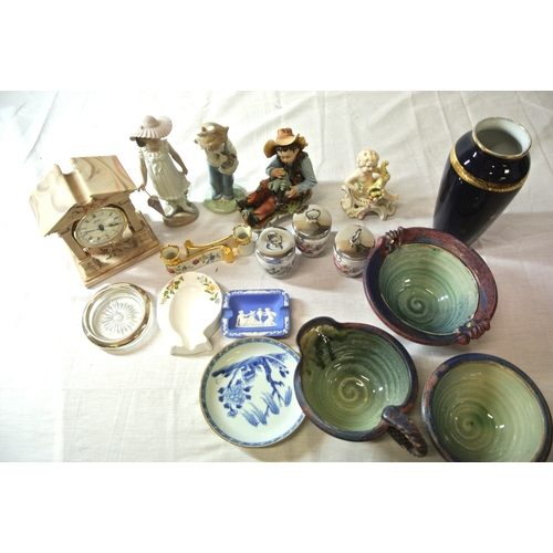 51 - Assorted lot of various porcelain ornaments, etc in box