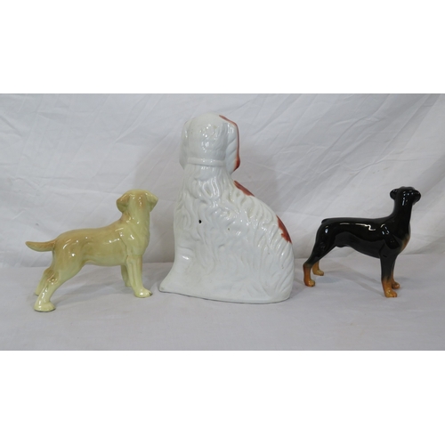73 - Oriental style Foo dog ornament & 2 others
