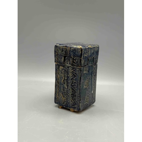 4 - Ceramic box, 13cm x7cm.