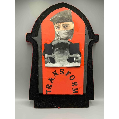 33 - 'Transform', mixed media collage, 54cm x 38cm.