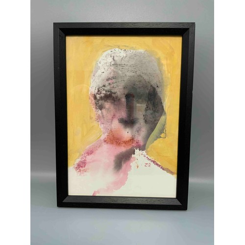 41 - 'Portrait', mono print, 33cm x 24cm.