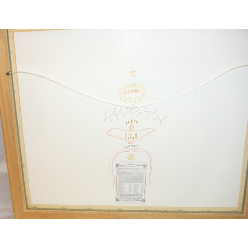 50 - Guillermo Silva Sands de Santamaria 'Girasoles' limited edition print 116/250 signed