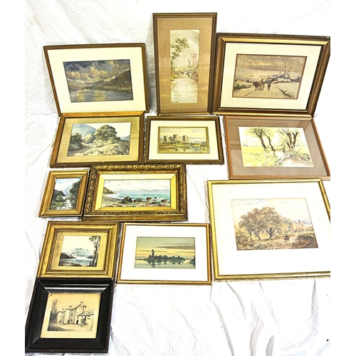 1 - Assorted lot of pictures in box