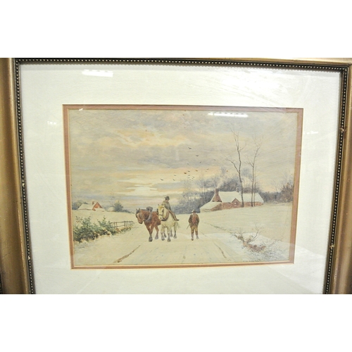 1 - Assorted lot of pictures in box