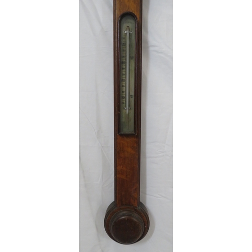 146 - Admiral Fitzroy stick barometer by Pastorelli & Rapkin Ltd, Hatton Garden, London