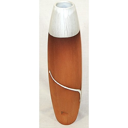 149 - Tall ware flower vase by Stephen Pearce pottery