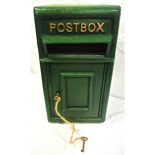 72 - Edwardian style heavy cast iron post box
