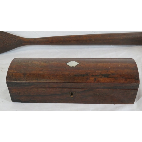 65 - Assorted Māori carved timber Tribal items