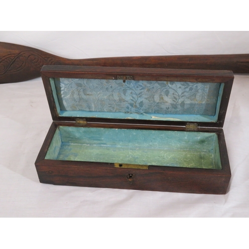 65 - Assorted Māori carved timber Tribal items