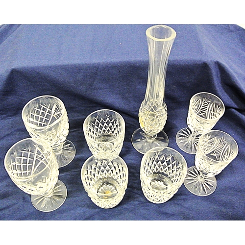 68 - Various Waterford crystal glasses, etc, in box