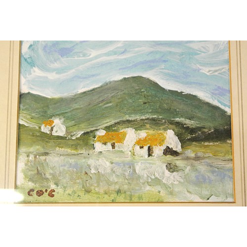 62 - Cahill O'Connor 'West of Ireland scenes' pair of watercolours, 30x40cm & 15x18cm, each signed