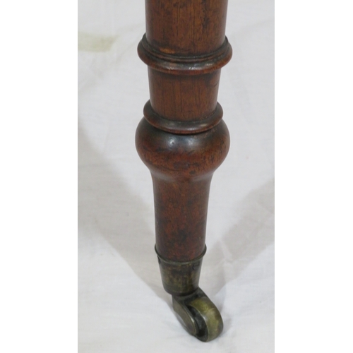 200 - Regency inlaid and crossbanded walnut card table with fold over top, gateleg supports, egg border, o... 