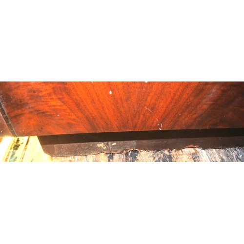 110 - Vintage teak sideboard by J Lichtenberg & Sons, New York, with shelved side presses, 3 central drawe... 