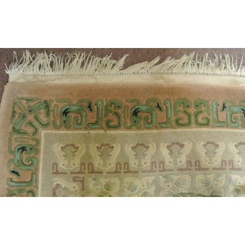 228 - Persian hearth rug with medallion design and decorated borders  200 x 125 cm