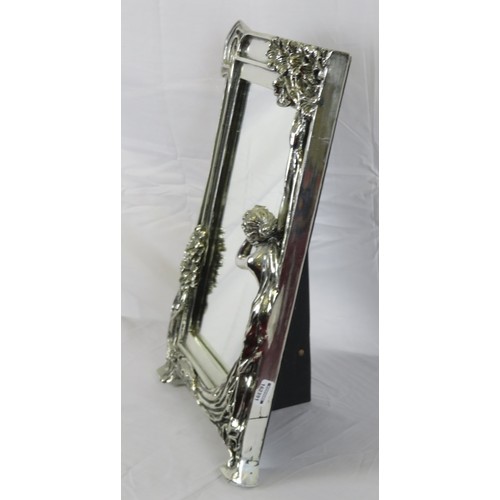 322 - Art deco photo frame with ornate figured and foliate decoration