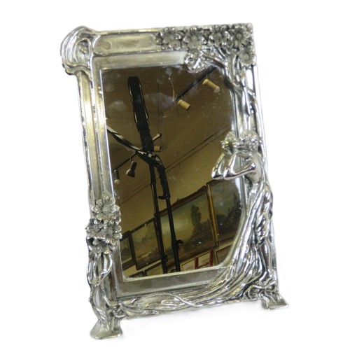 322 - Art deco photo frame with ornate figured and foliate decoration