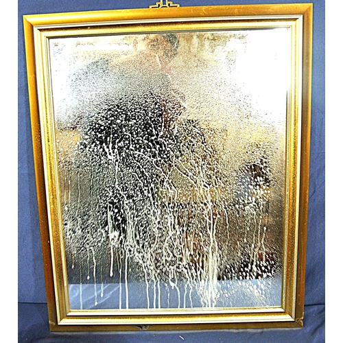 346 - Gilt framed wall mirror