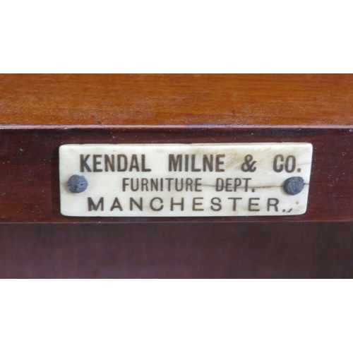 451 - Victorian mahogany pembroke table with drop leaves, gateleg support, turned columns, cabriole legs w... 