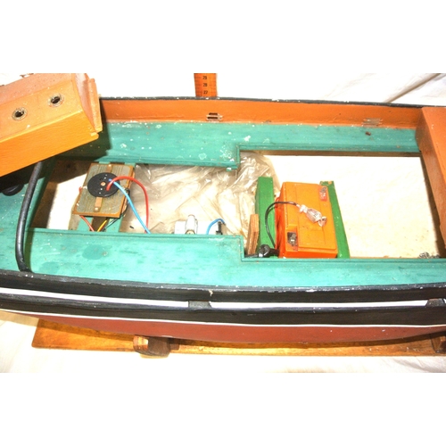 468 - Hand made model of steamship 'Tarquin' on stand