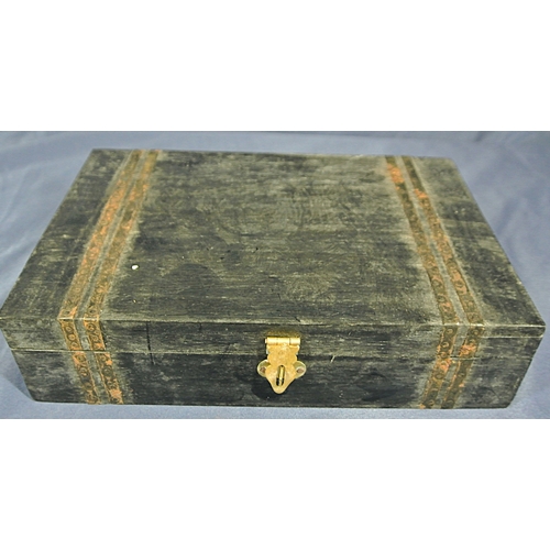 488 - Set of 3 adjustable marine telescopes in fitted case