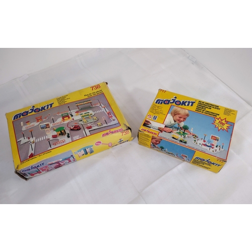 19 - Two Boxed Majorette Majokit Plastic Building Sets Featuring 738 and 717