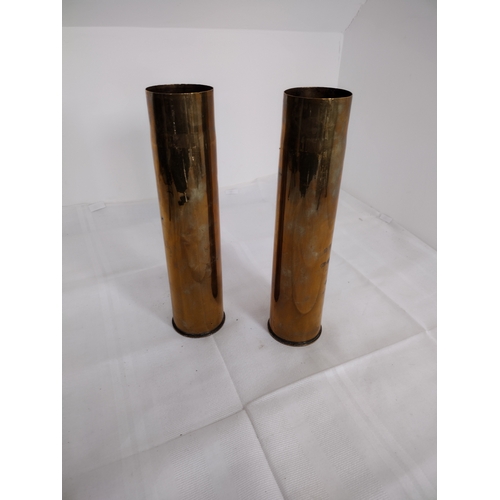 42 - French Mle 1897 75mm Cartridge Casings. Dated 1898 and 1914