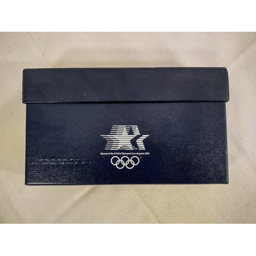 50 - 23 Olympic First Day Covers Dated 1983 and 1984 in a Collectors Box for the Los Angeles Olympics 198... 