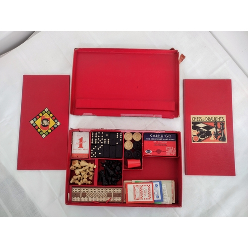 54 - Early 20th Century K & C Ltd. Compendium of Games Boxset