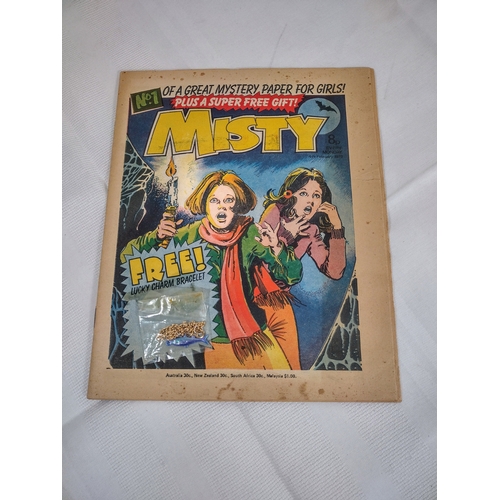 97 - First Edition Misty Comic No1 4th Feb 1978 with Original Free Gift