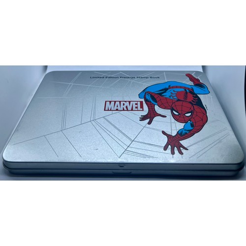 102 - Marvel Limited Edition Prestige Stamp Book Spiderman Tin YB083 PSB Tin 0775/4995