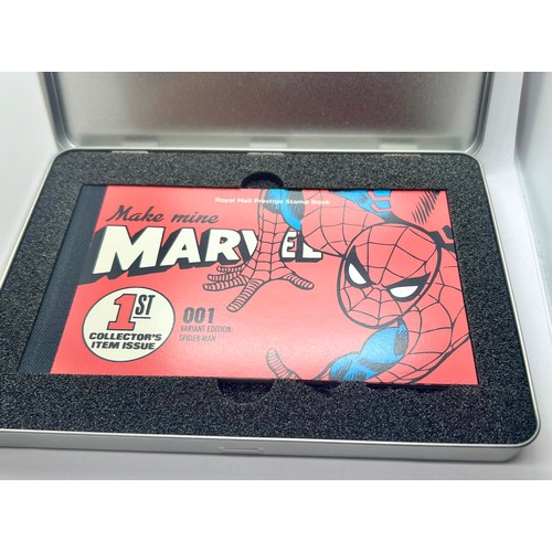 102 - Marvel Limited Edition Prestige Stamp Book Spiderman Tin YB083 PSB Tin 0775/4995