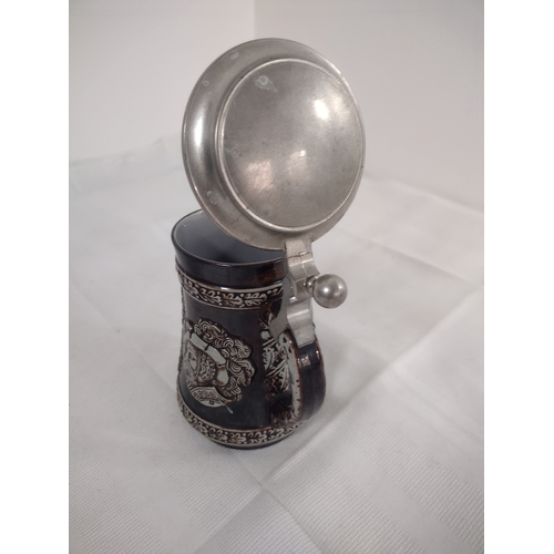 119 - Marzi & Remi Bavarian Stein with Pewter Lid and Original Gerzit Gerz Stein