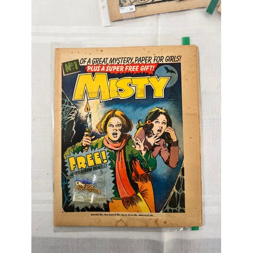 97 - First Edition Misty Comic No1 4th Feb 1978 with Original Free Gift