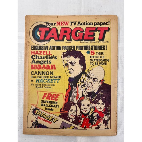 98 - First Edition Target Comic No1 14th Apr 1978 with Original Free Gift