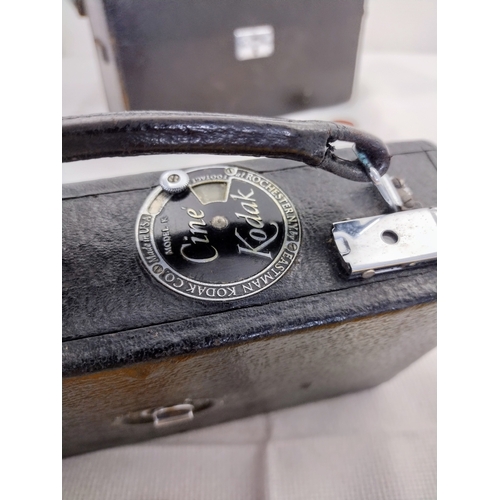 7 - Vintage 1930s Boxed Cine Kodak Model K; Eastman Kodak Company with Spare Lenses and Various Accessor... 