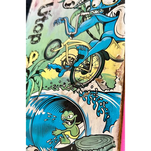 42 - 2 Pennyboard Style Skateboards including Utop Artwork on reverse