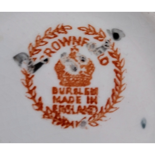 57 - C. 1960s Crownford Burslem Coffee Pot Leaves/Flowers