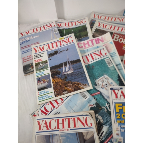 21 - Collection Of Yachting Magazines Including Yachting Monthly, Sailing Today, And Boat Owner, Spanning... 