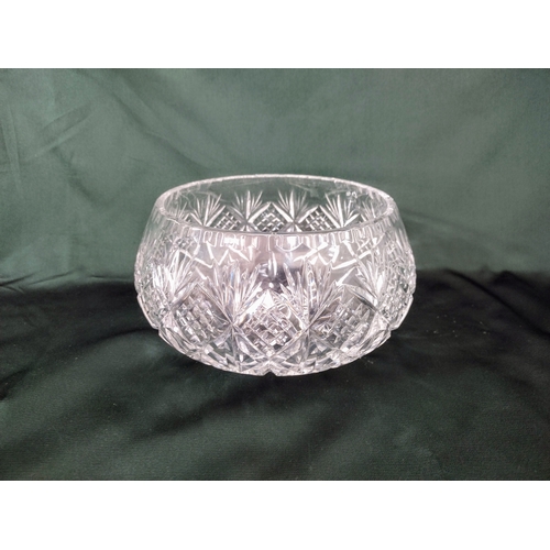 28 - Collection of Vintage Cut Crystal Glassware - Decanter, Bowls, Spoon, and Basket to include a Silver... 