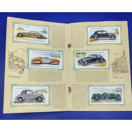 32 - Collection of 8 1930s-1940s Cigarette Card Albums by John Player & Sons and W.D. & H.O. Wills, Featu... 