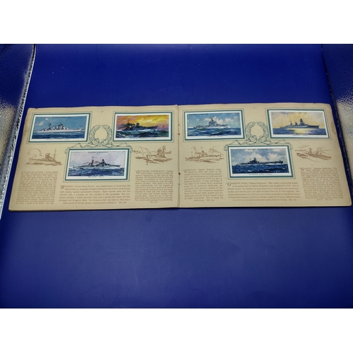 32 - Collection of 8 1930s-1940s Cigarette Card Albums by John Player & Sons and W.D. & H.O. Wills, Featu... 