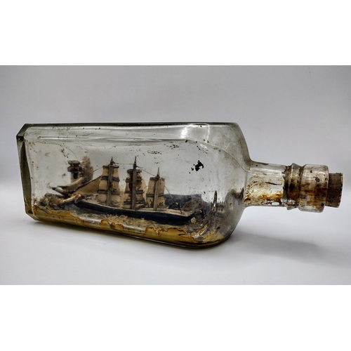 38 - Vintage Handmade Ships in Bottles – Nautical Folk Art Early Mid 20th C.