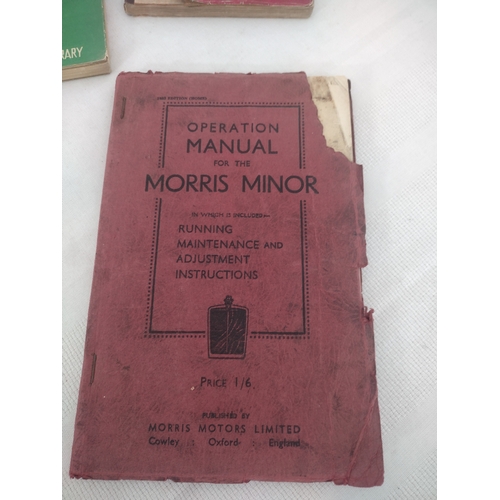 52 - 12 1950s / 60s Motoring Engine Guides, Operation Manuals and Kit Car Pamphlets to Include Morris Min... 