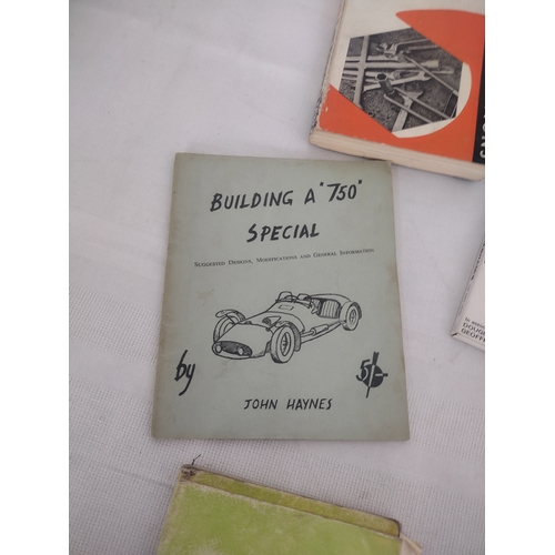 52 - 12 1950s / 60s Motoring Engine Guides, Operation Manuals and Kit Car Pamphlets to Include Morris Min... 